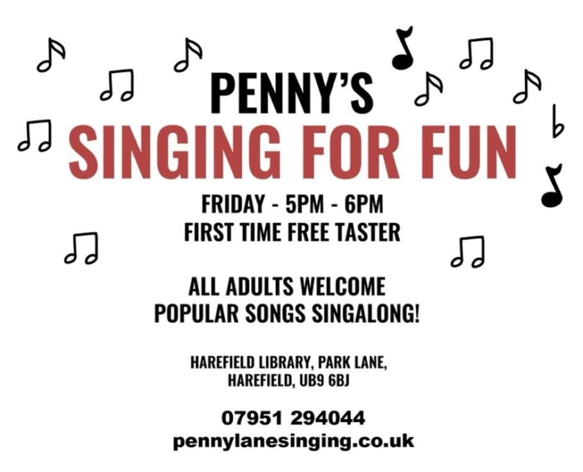 Singing for fun with Penny Lane